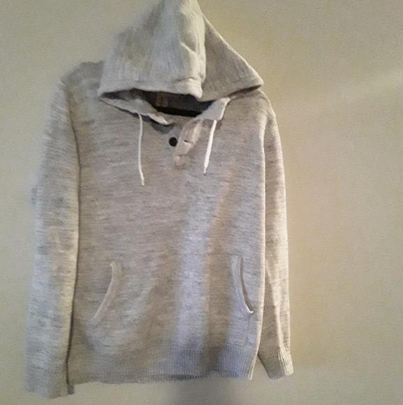 H&M L.O.G.G. Mens Sweater With A Button-Up V-Neck - Picture 6 of 14